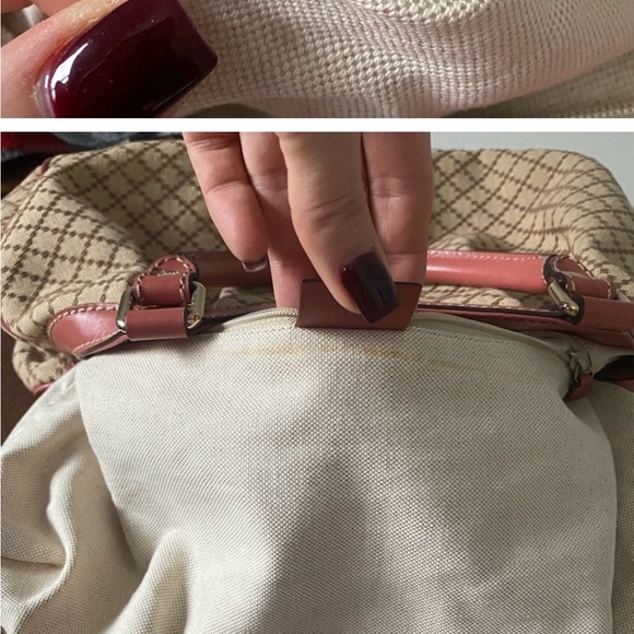 Authentic Gucci Diamanté Canvas Sukey Bag - Picture 8 of 10